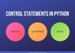 Control Statements in Python