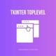 tkinter-toplevel