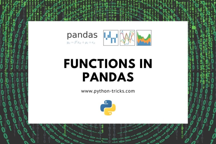 Functions in Pandas: Data Analysis in Pandas | Python Tricks