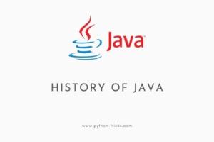 history of java